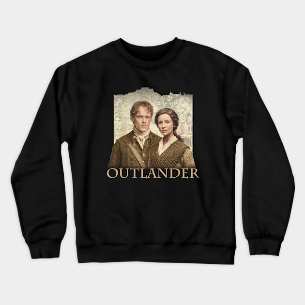 Outlander Sepia Crewneck Sweatshirt by devanpm